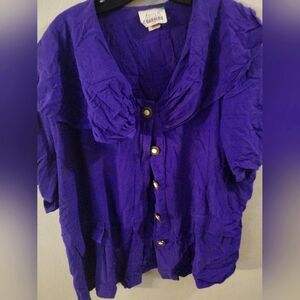 Vintage 80s Charming Silk Size 2x